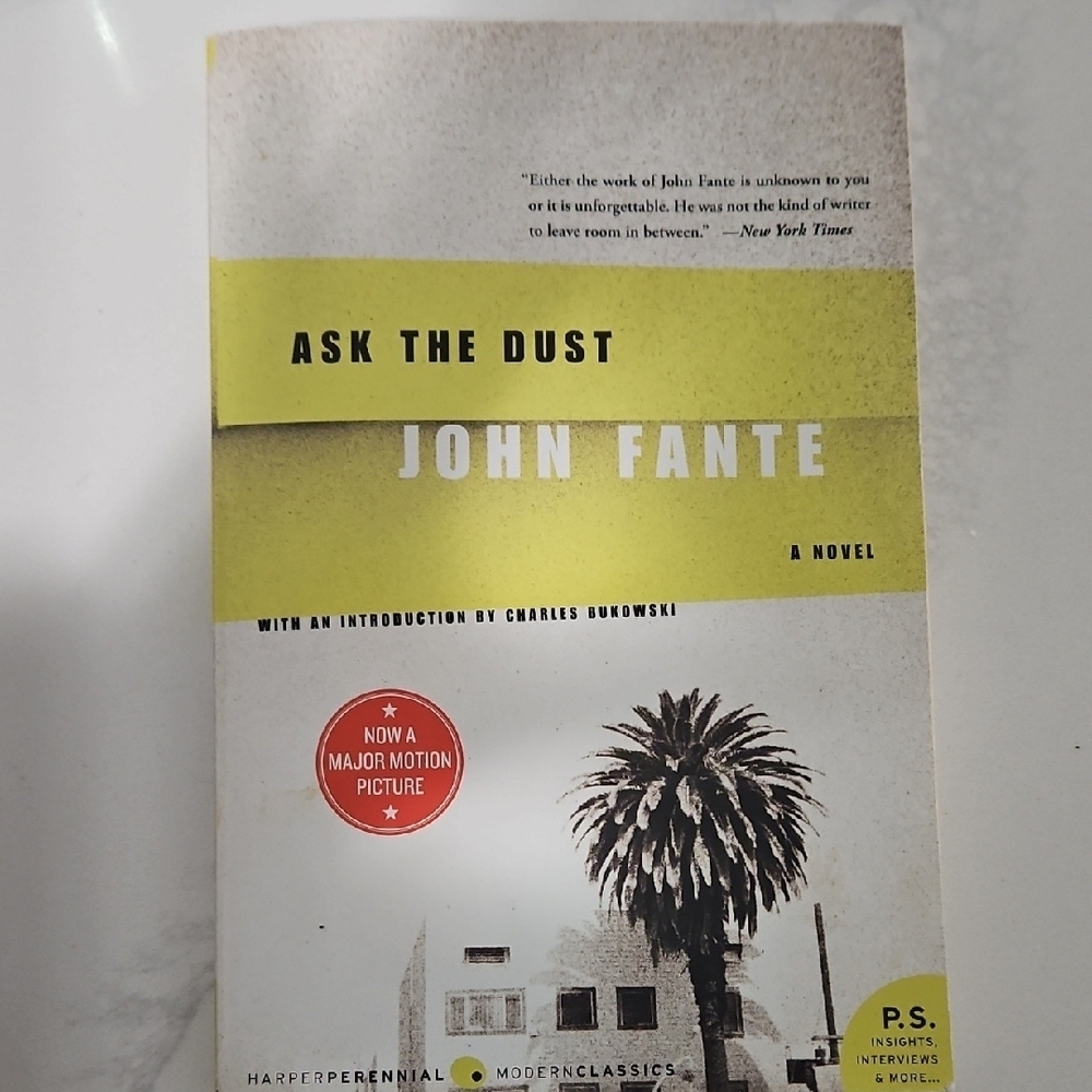 Ask the Dust by John Fante - Yellow Cover Edition
